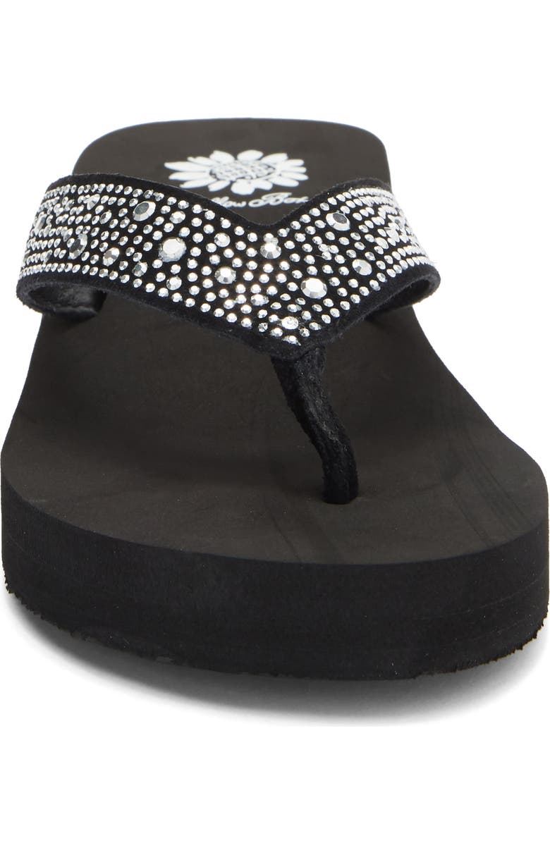 Yellow Box Premium Africa Flip Flop Sandal, Alternate, color, Black