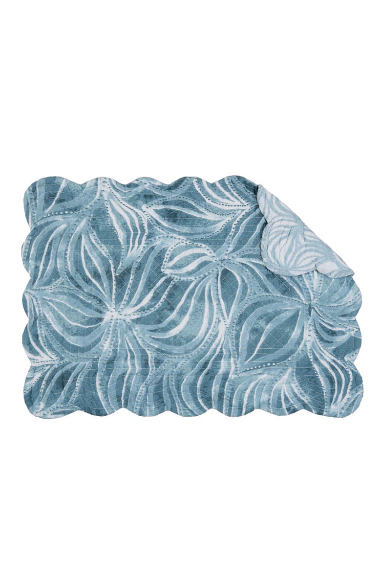 C&F Home Azzurra Marine Coastal 100% Cotton Set of 6 Placemats 13" x 19", Alternate, color, Blue
