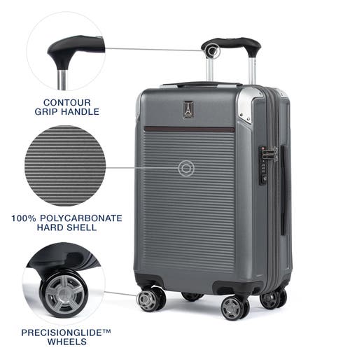 Travelpro Platinum Elite Hardside Expandable Carry-on 21-inch Spinner In Vintage Grey