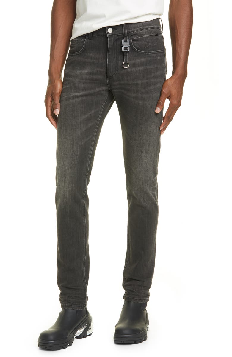 1017 ALYX 9SM Classic Roller Coaster Buckle Jeans, Main, color, 