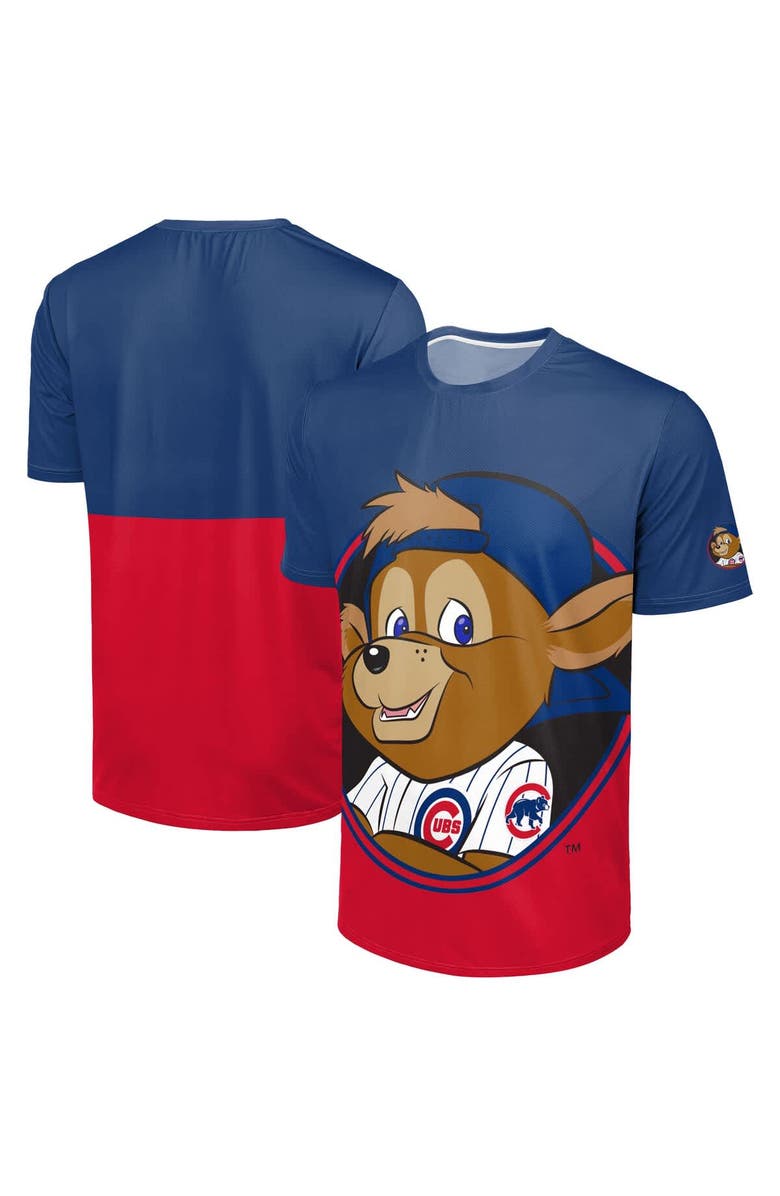 FOCO Men's FOCO Royal/Red Chicago Cubs Big Logo Mascot T-Shirt, Alternate, color, Royal