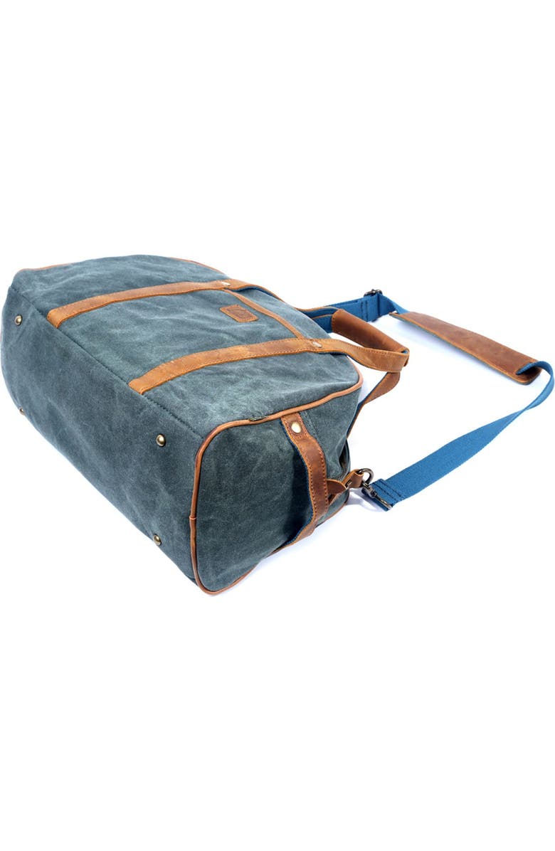 THE SAME DIRECTION Stone Creek Waxed Canvas Weekend Bag, Alternate, color,