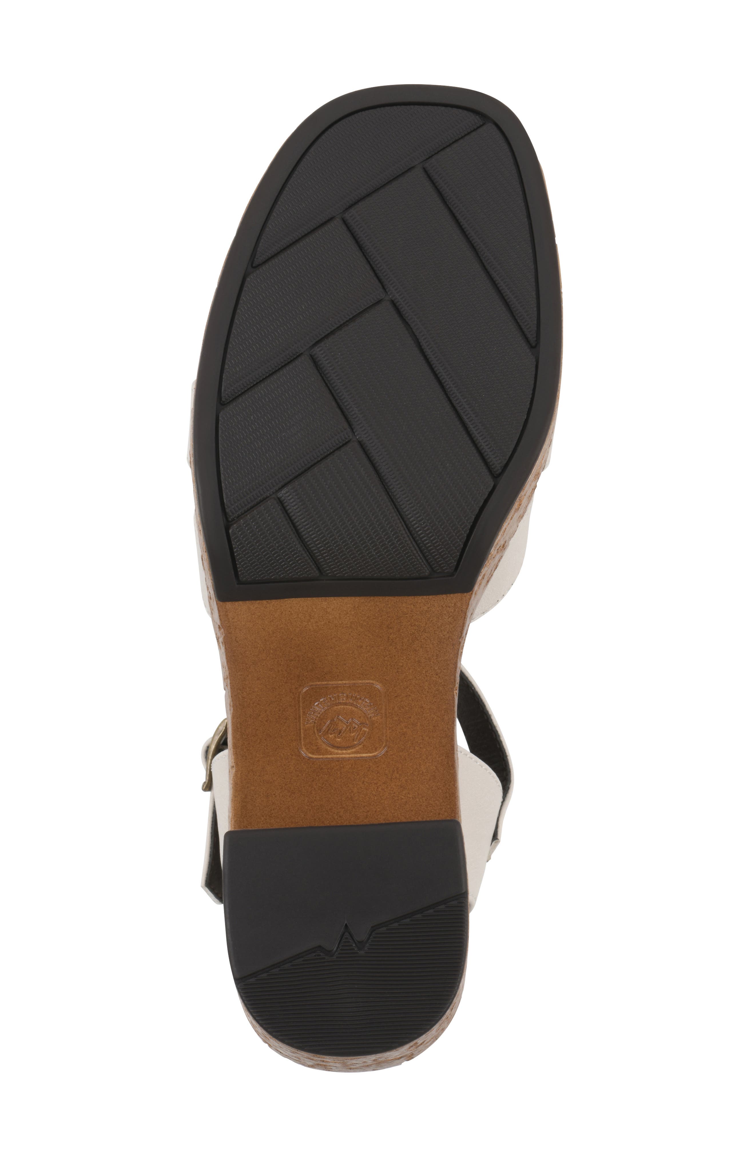 Barista Platform Sandal, Alternate, color, CREAM/ BURN/ SMOOTH