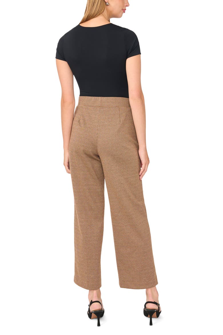 Pintuck Front Wide Leg Ankle Pants, Alternate, color, FALL CAMEL