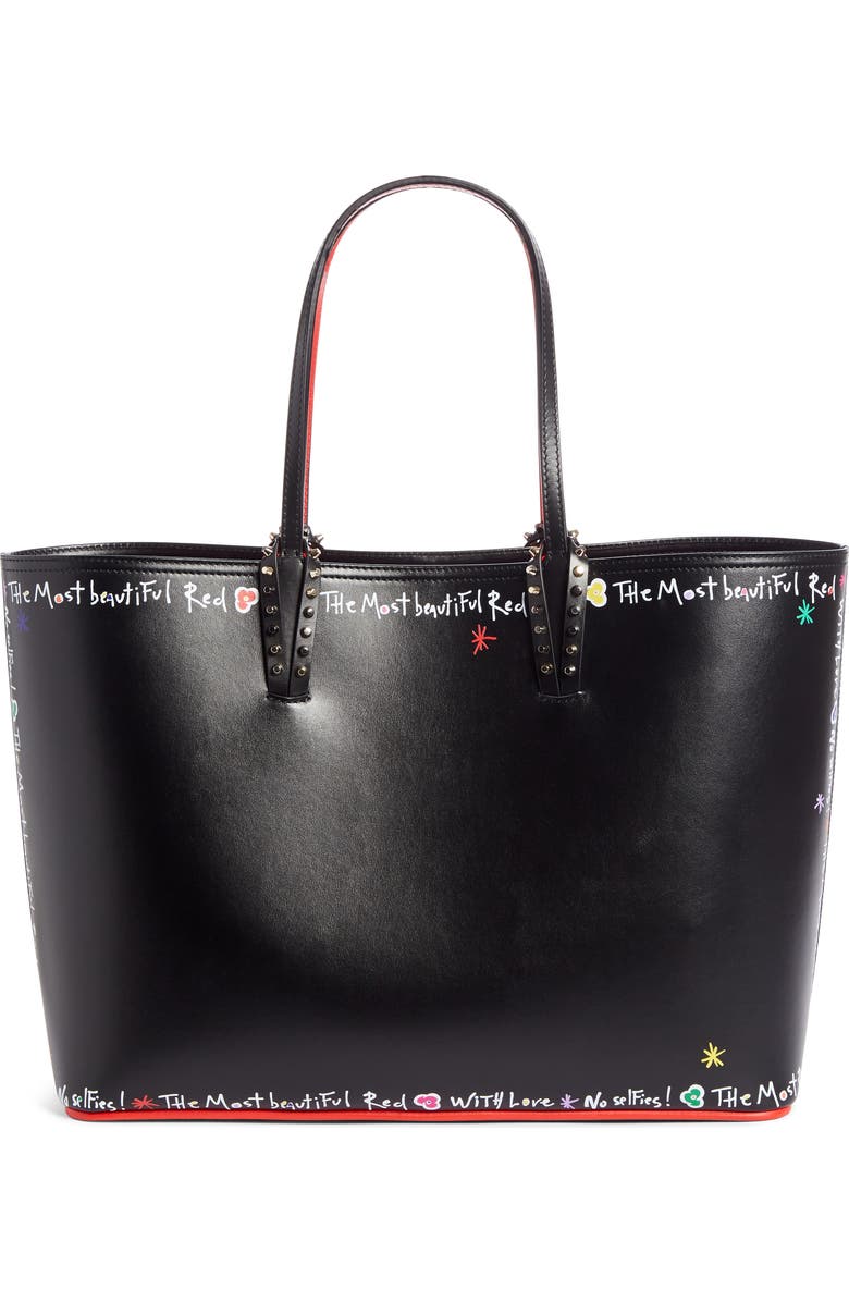 Christian Louboutin Cabata Calfskin Leather Tote, Main, color,