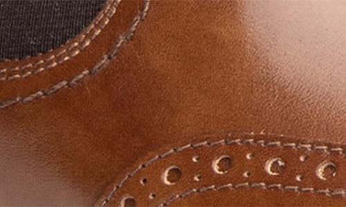 Nerogiardini Brogue Chelsea Boot In Brown