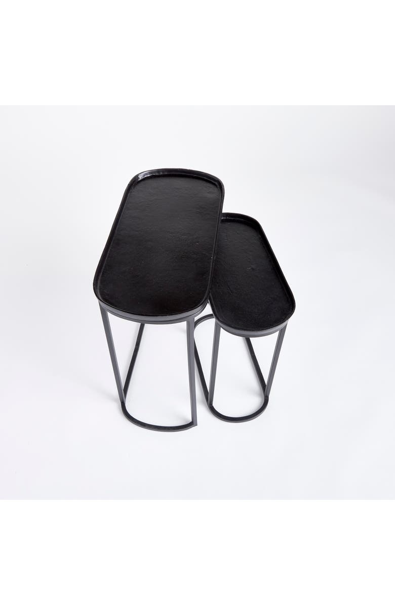 Napa Home & Garden Ziva End Tables Set of 2, Alternate, color, Black