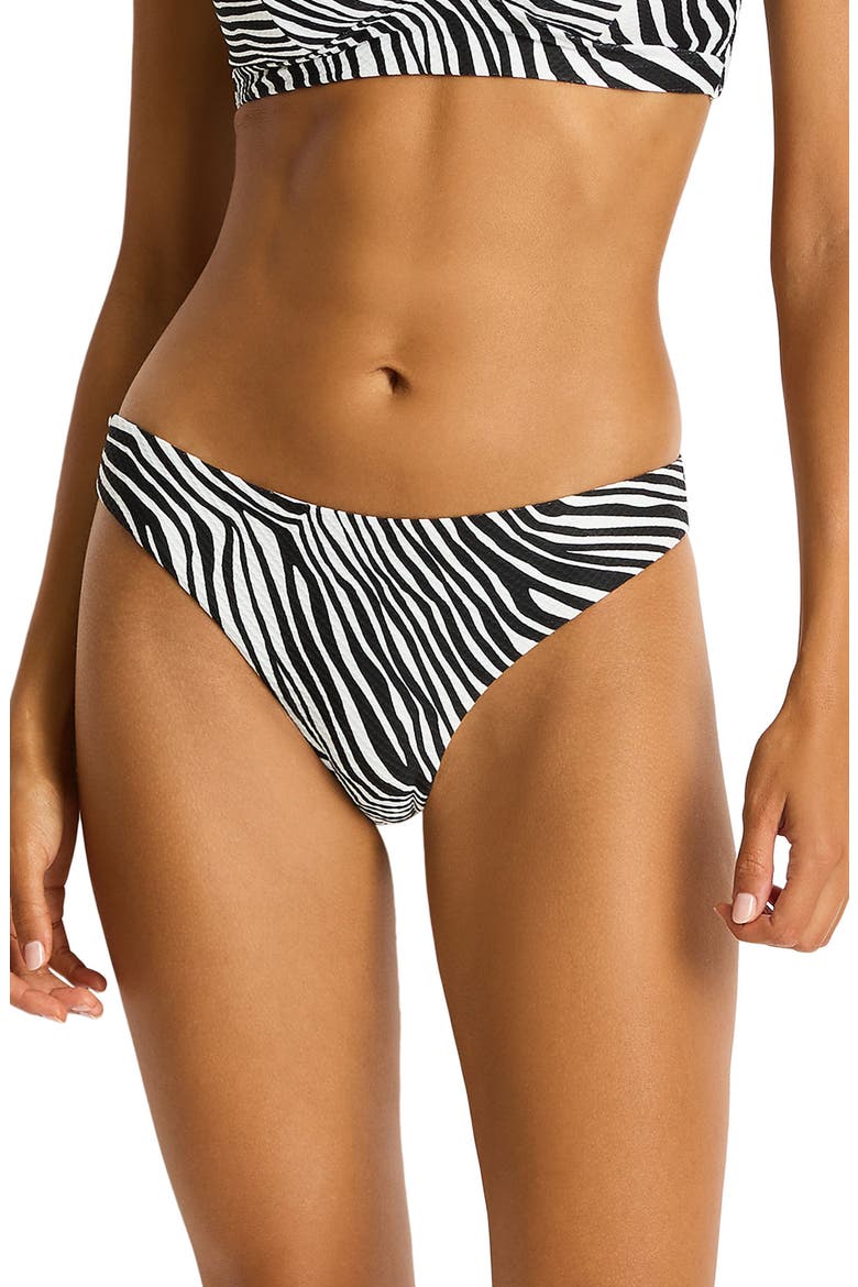 Zebralis Rio Bikini Bottoms, Main, color, BLACK