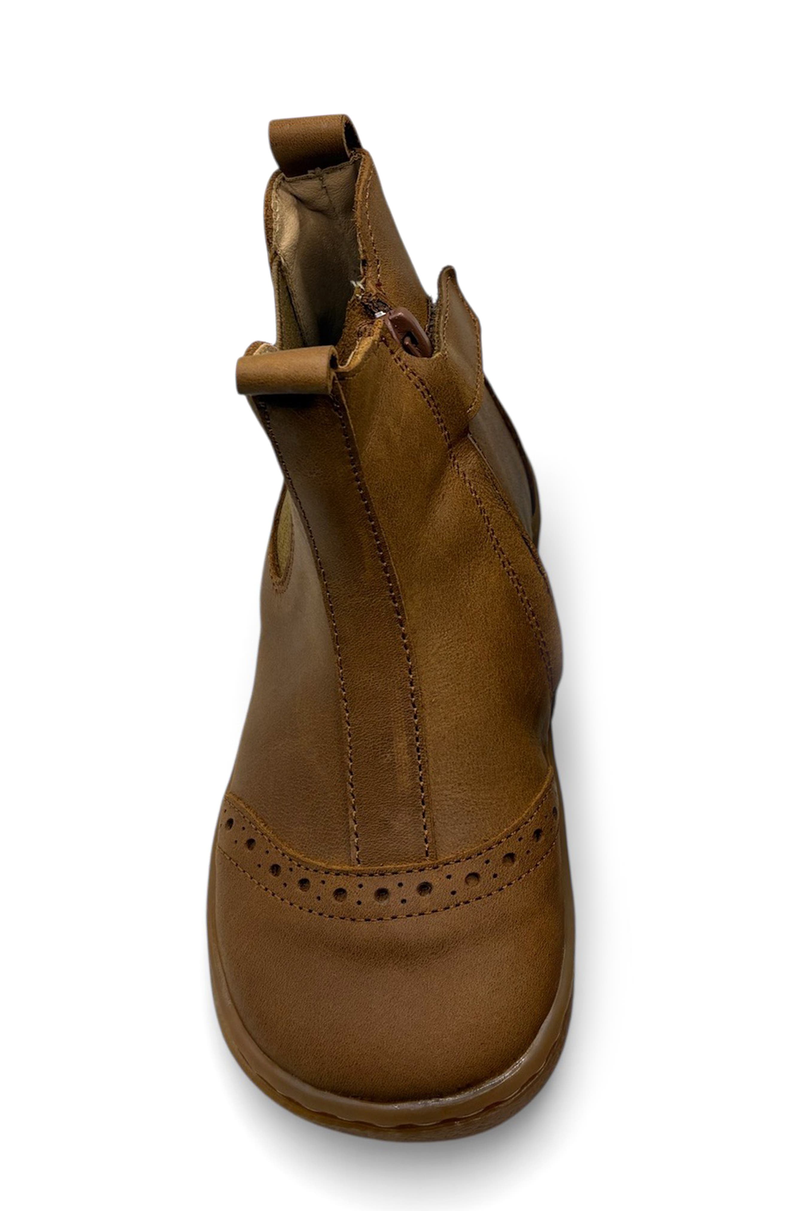 Logan Barefoot Kids Chelsea Boot, Alternate, color, Tan
