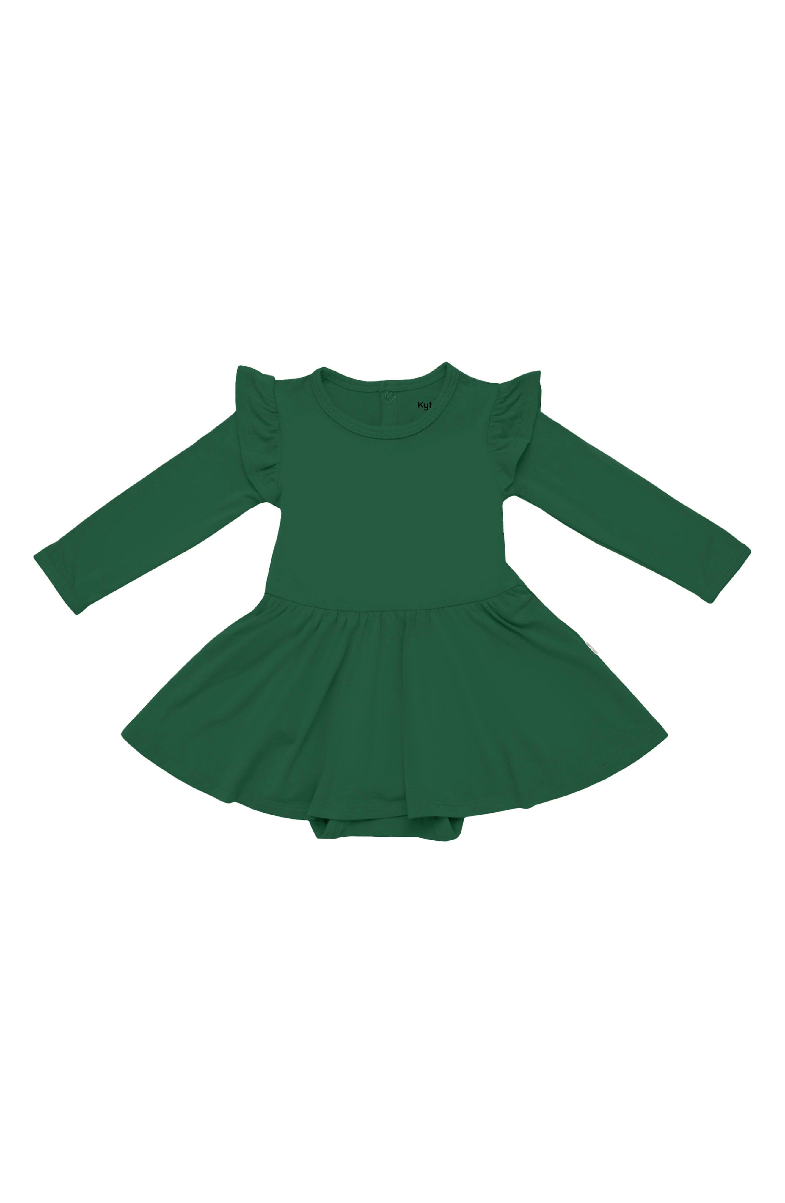 Forest Twirl Long Sleeve Skirted Bodysuit