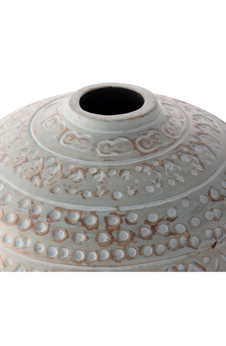 GINGER BIRCH STUDIO Ceramic Vase, Alternate, color, Green