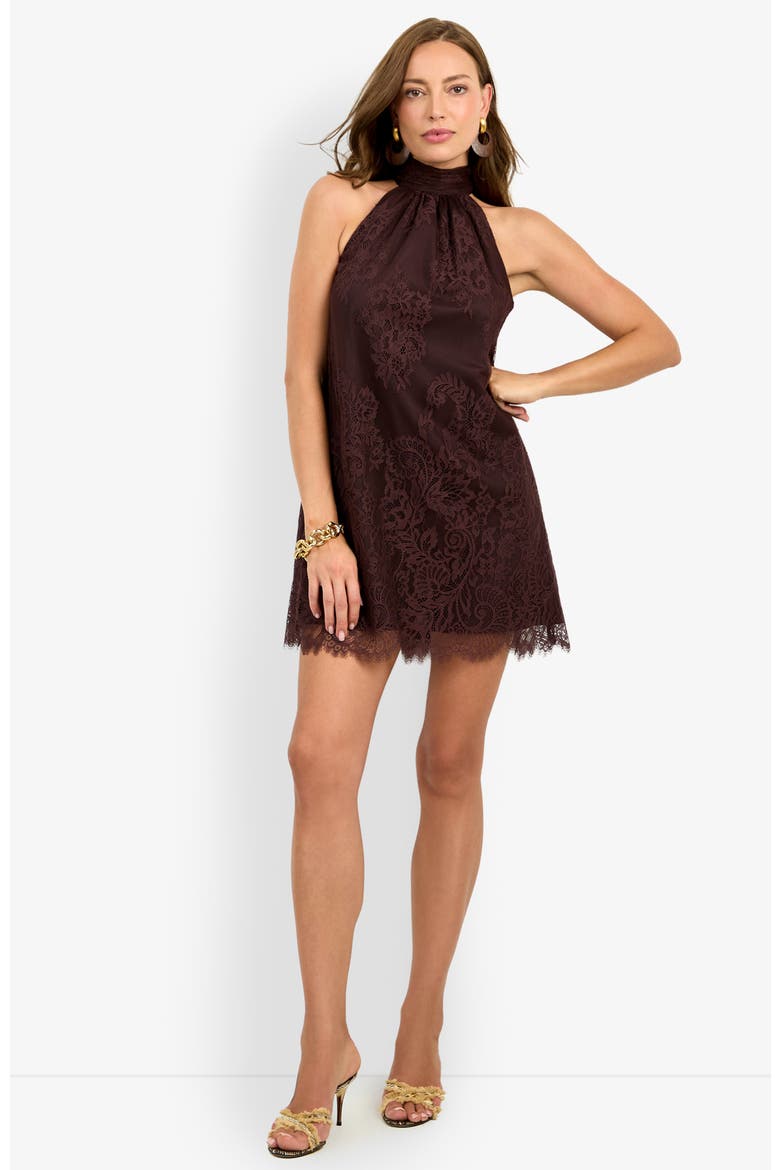 Zana Dress, Alternate, color, Cioccolato