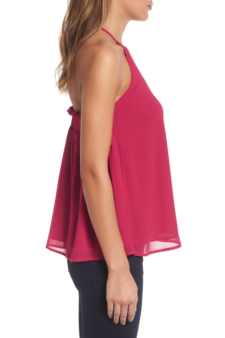 Y-Back Halter Tank, Alternate, color, RED CERISE