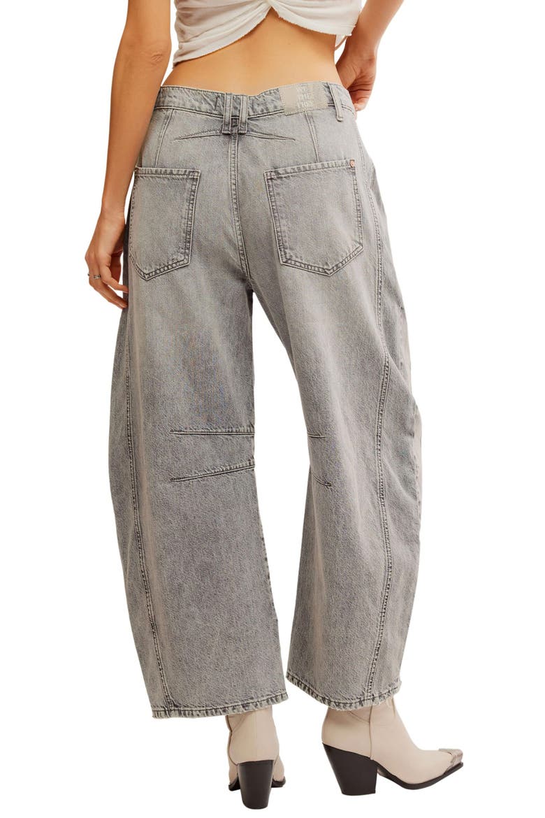Good Luck Barrel Jeans, Alternate, color, FALCON GREY