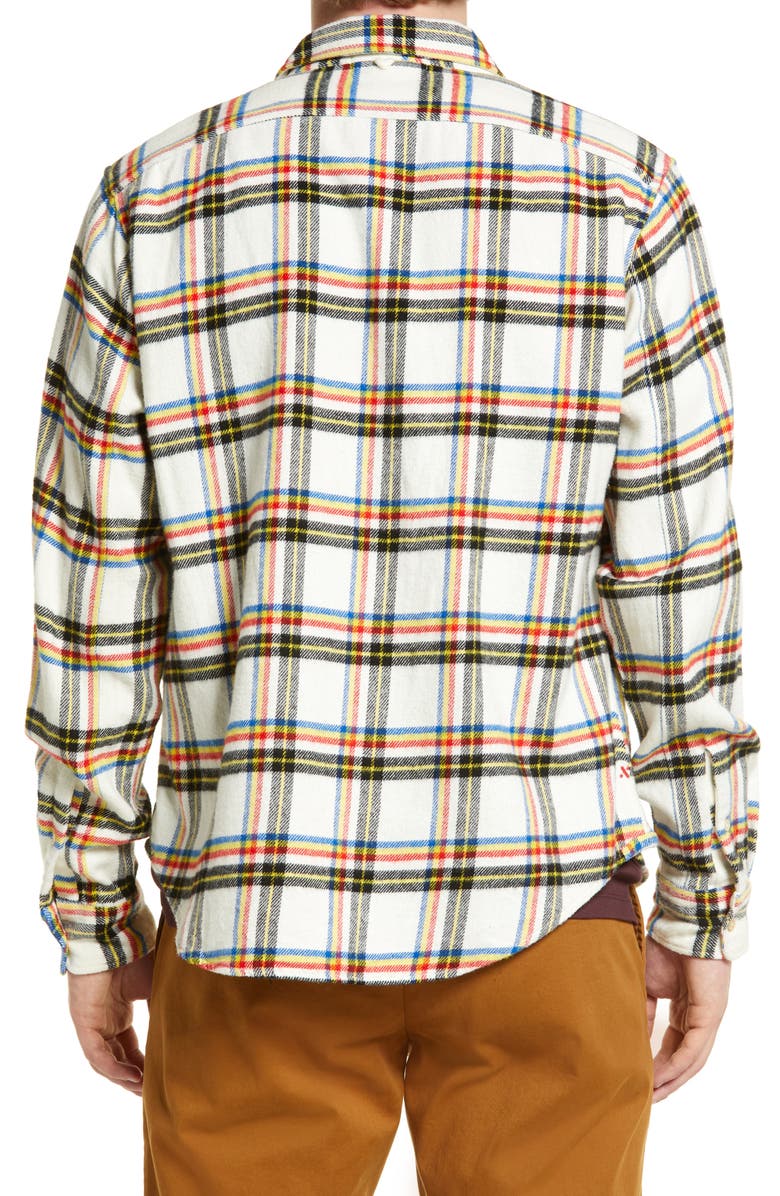 Alex Mill Regular Fit Plaid Flannel Button-Up Shirt, Alternate, color, 