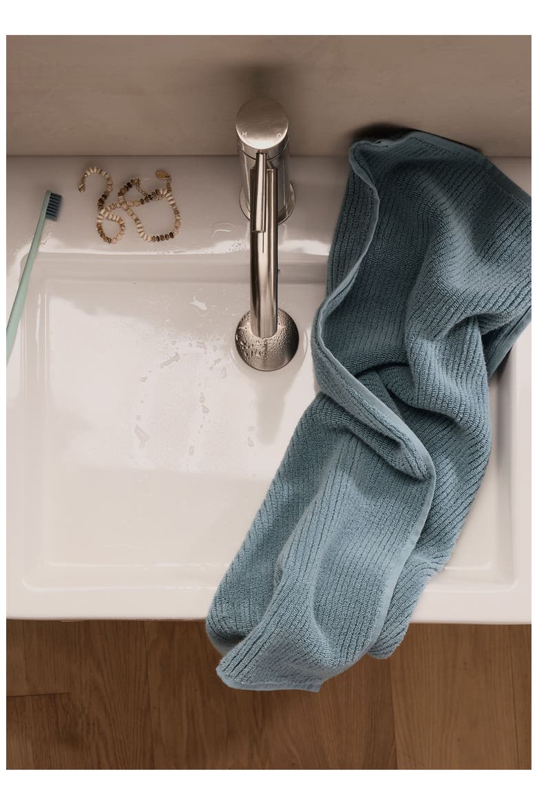 Soft Rib Towel, Alternate, color, WAVE