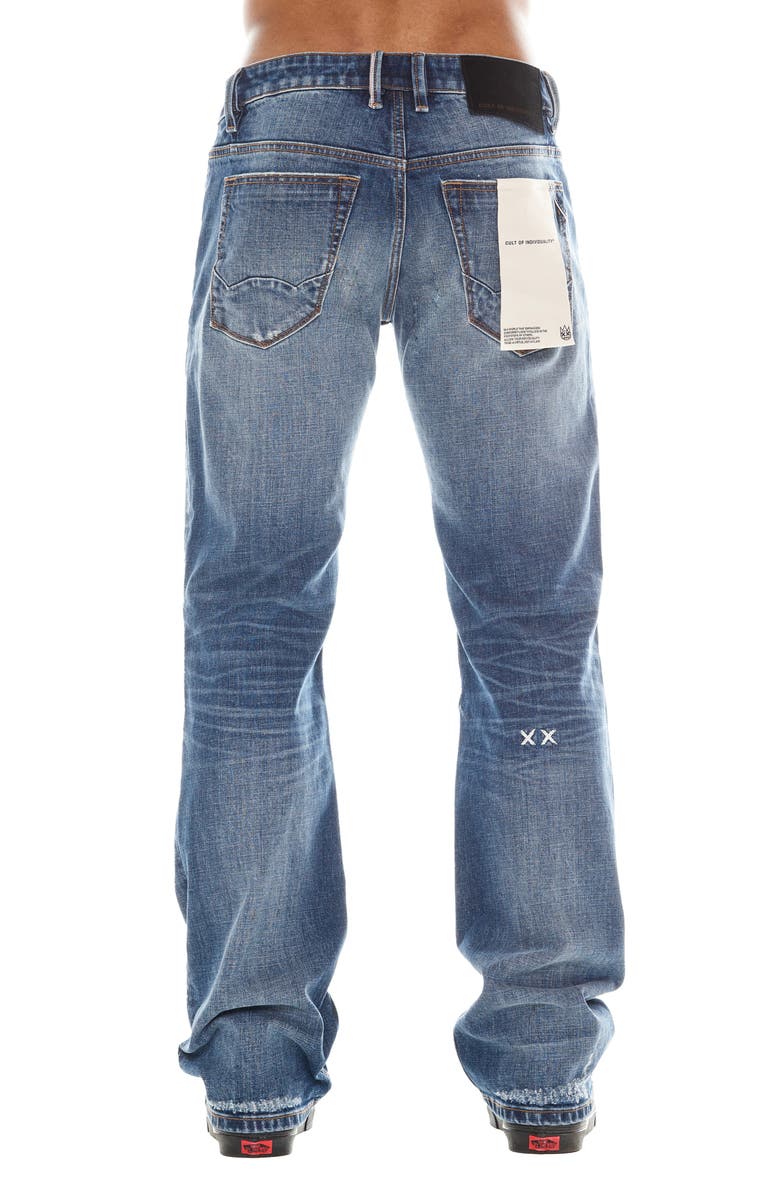 Cult of Individuality Hagen Relaxed Ripped Knee Baggy Jeans, Alternate, color, 