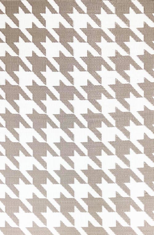 Mad Mats Houndstooth Sand & White Rug
