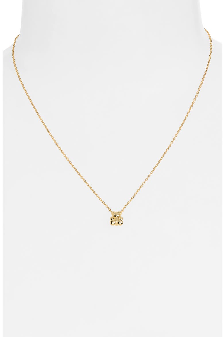 Teddy Pendant Necklace, Alternate, color, GOLD