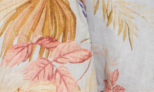 Shop Zimmermann Ascension Floral Long Sleeve Linen Minidress