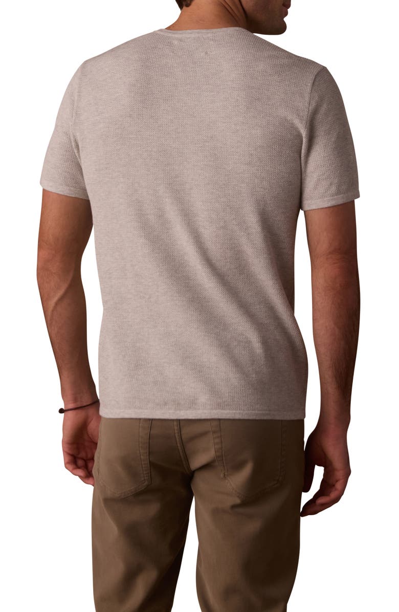 The Normal Brand Driftknit Short Sleeve Sweater, Alternate, color, Stone