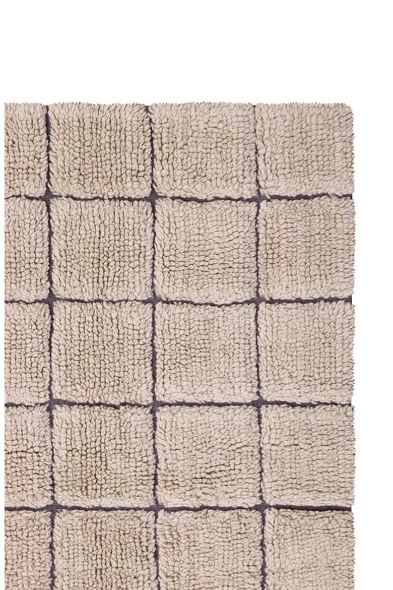 WoolableMosaic Washable Wool Rug, Alternate, color, SANDSTONE