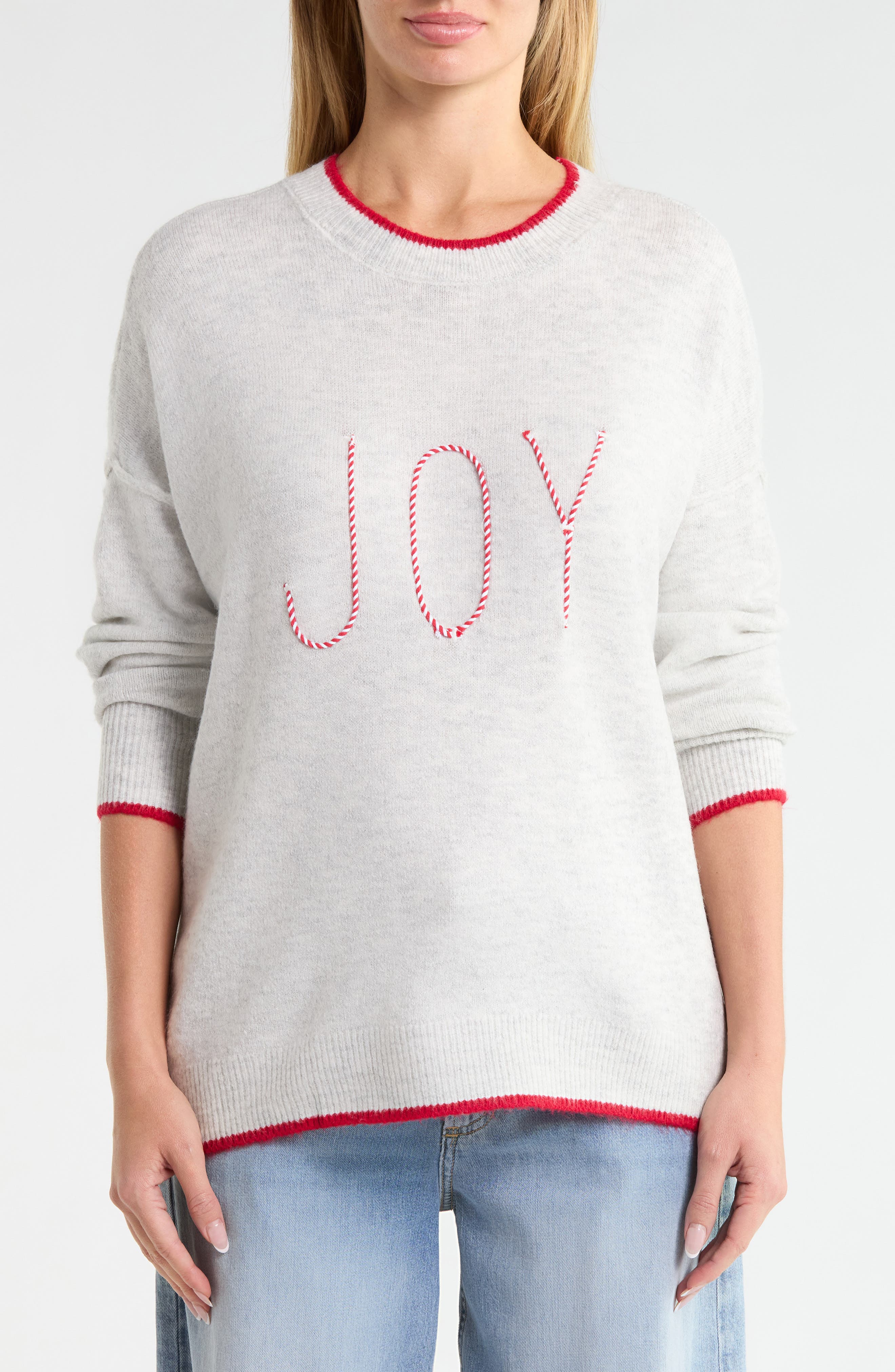 Joy Embroidered Sweater