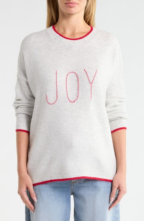 Joy Embroidered Sweater