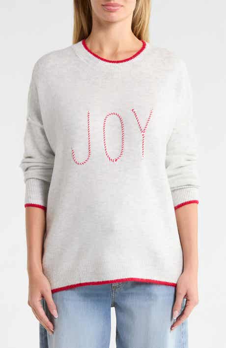 Joy Embroidered Sweater