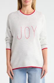 CeCe Joy Embroidered Sweater