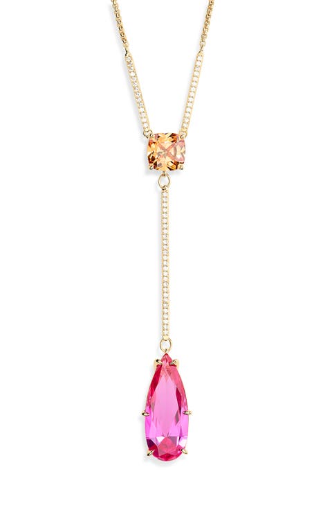 Blushing Y-Necklace