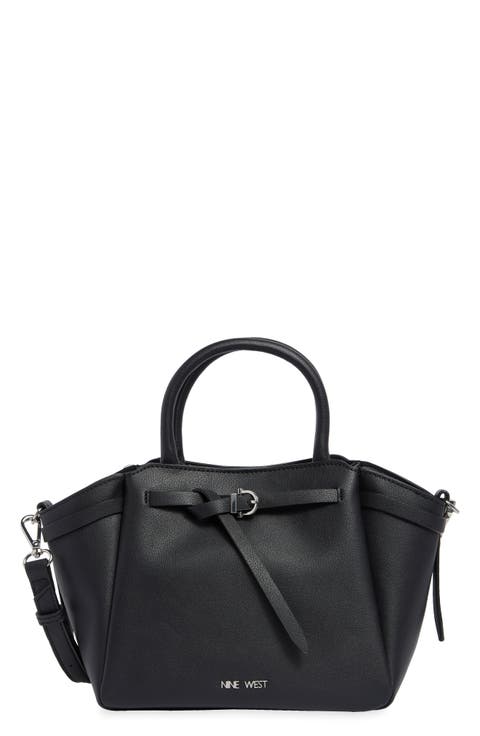 Nerina Faux Leather Satchel
