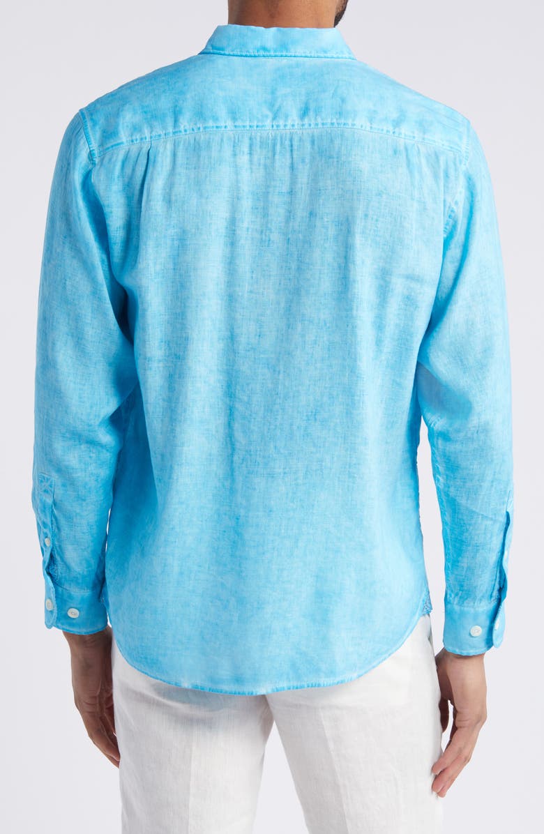 Tommy Bahama Breeze Linen Blend Shirt, Alternate, color, Horizon Blue