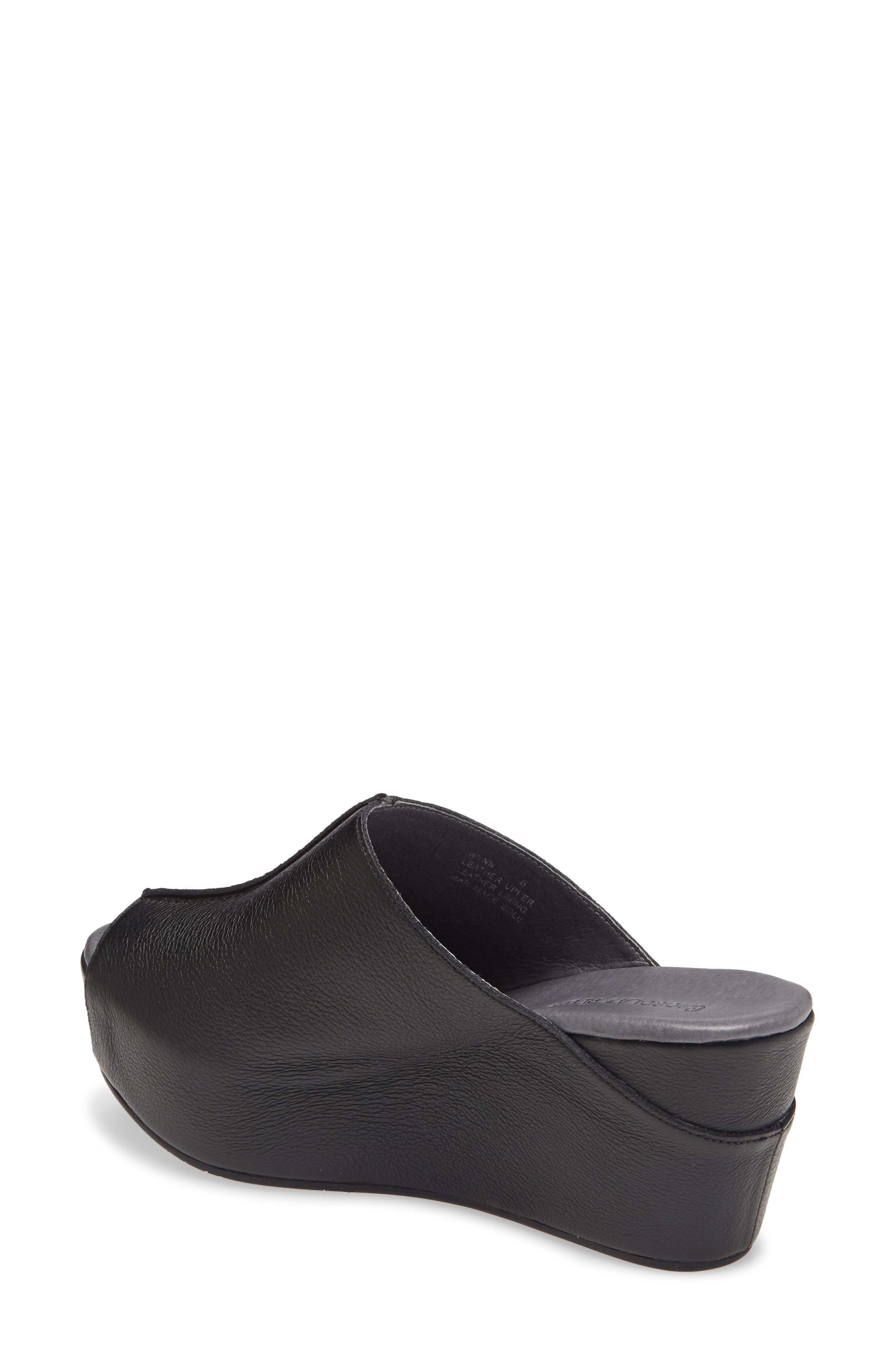 Chocolat Blu Wynn Peep Toe Mule, Alternate, color, 