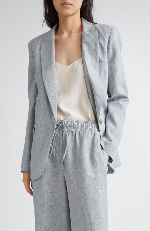 Willow One-Button Blazer