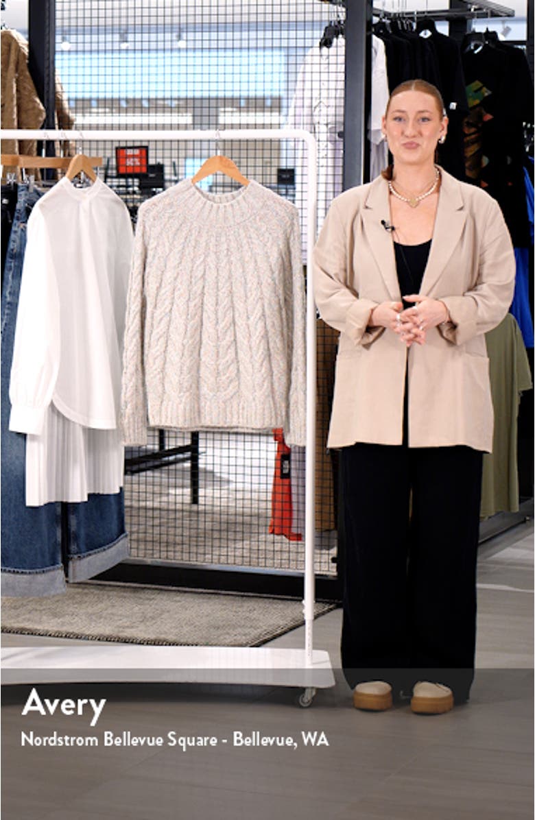 Dylan Cable Stitch Sweater, sales video thumbnail