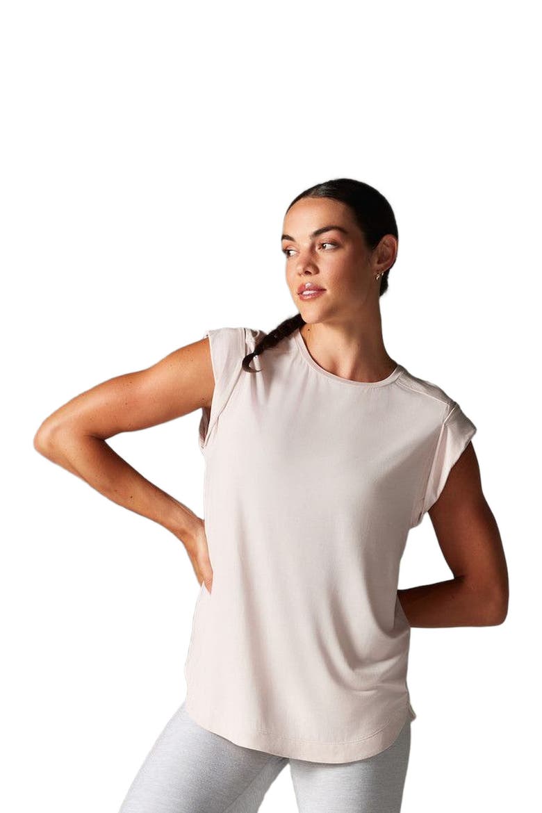Cap Sleeve Muscle Tee, Alternate, color, SOFT BLUSH