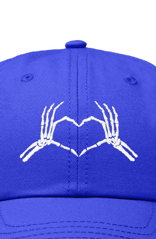 DALIX DALIX SKELETON HEART EMBROIDERED DAD HAT