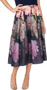 Ted Baker Ida Floral Circle Midi Skirt