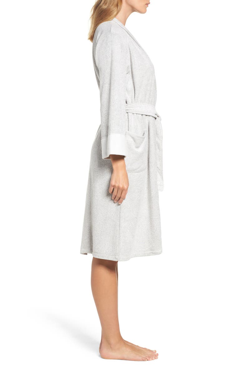 'Nirvana' Midi Robe, Alternate, color, HEATHER GREY