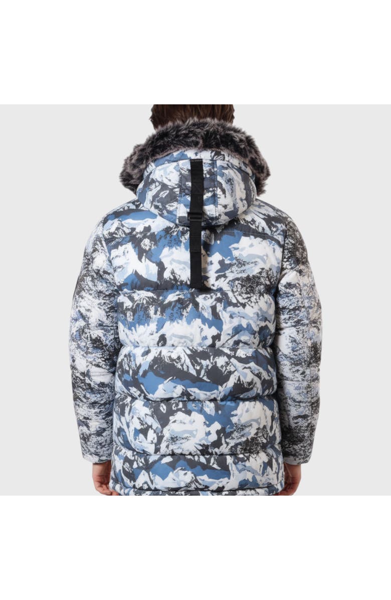 CANADA WEATHER GEAR Men's Heavyweight Parka, Alternate, color, White Mountain