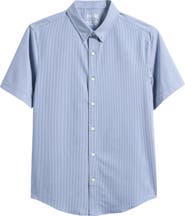 Rhone Commuter Micro Check Button-Up Shirt