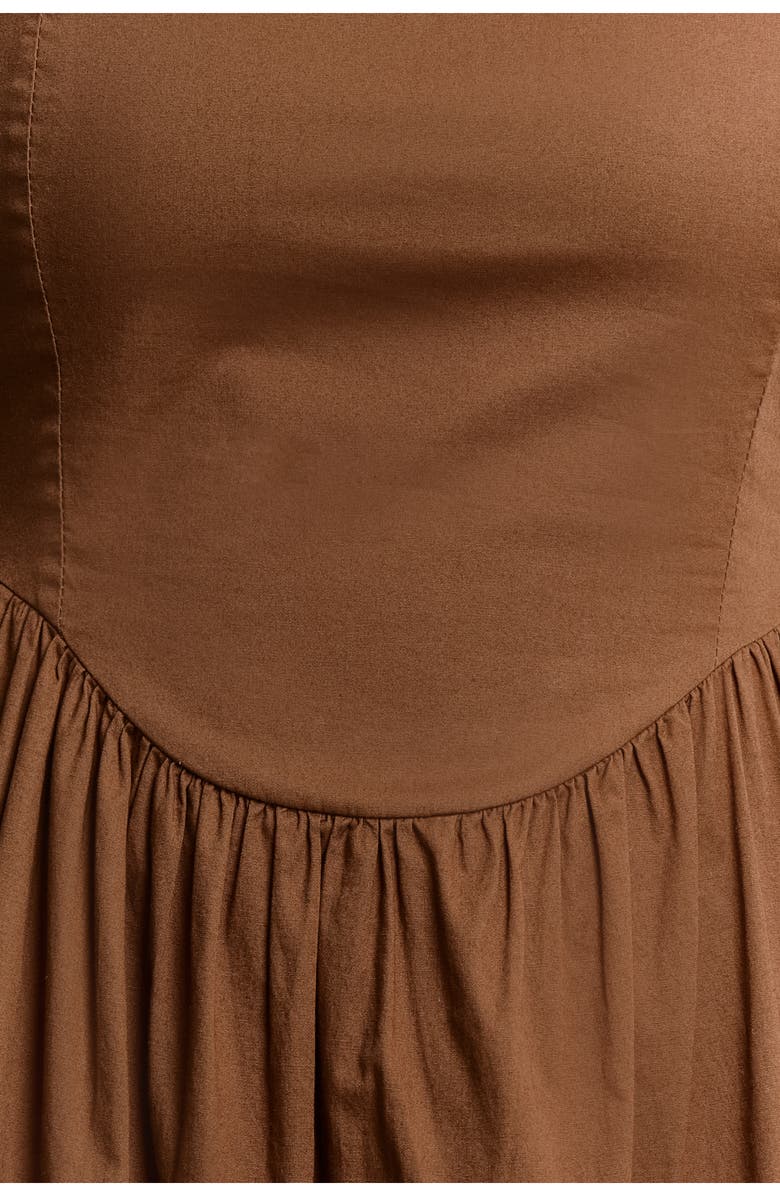 The Lulo Project New Quibdo Midi Sundress, Alternate, color, Chocolate 18