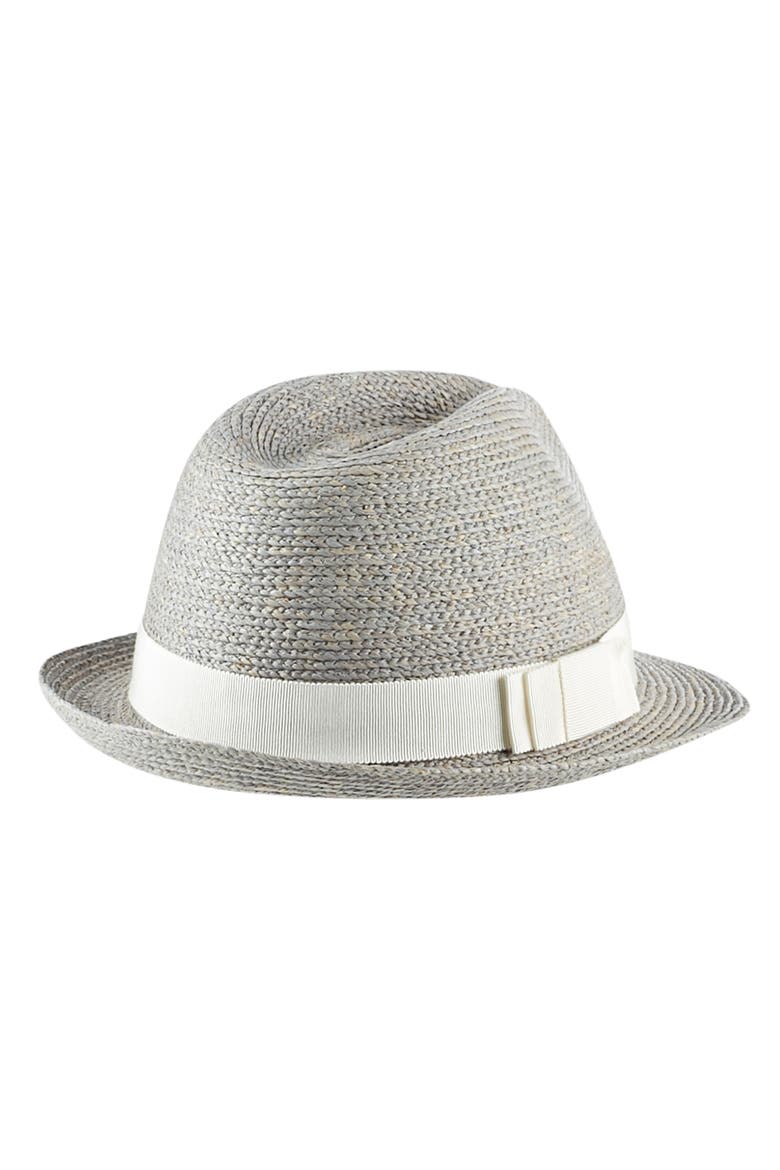 Raffia Fedora, Alternate, color, ECLIPSE MELANGE/MOONLIGHT