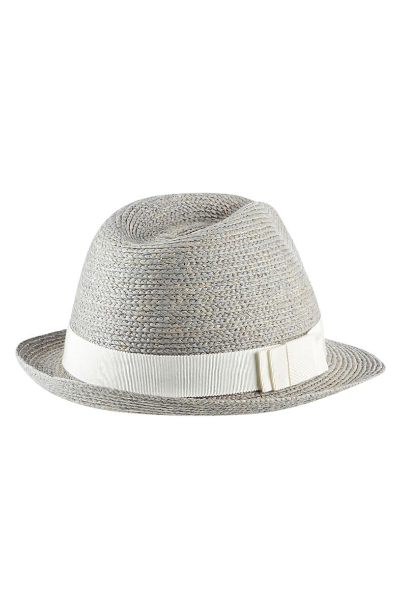 Helen Kaminski Raffia Fedora, Alternate, color, Eclipse Melange/Moonlight