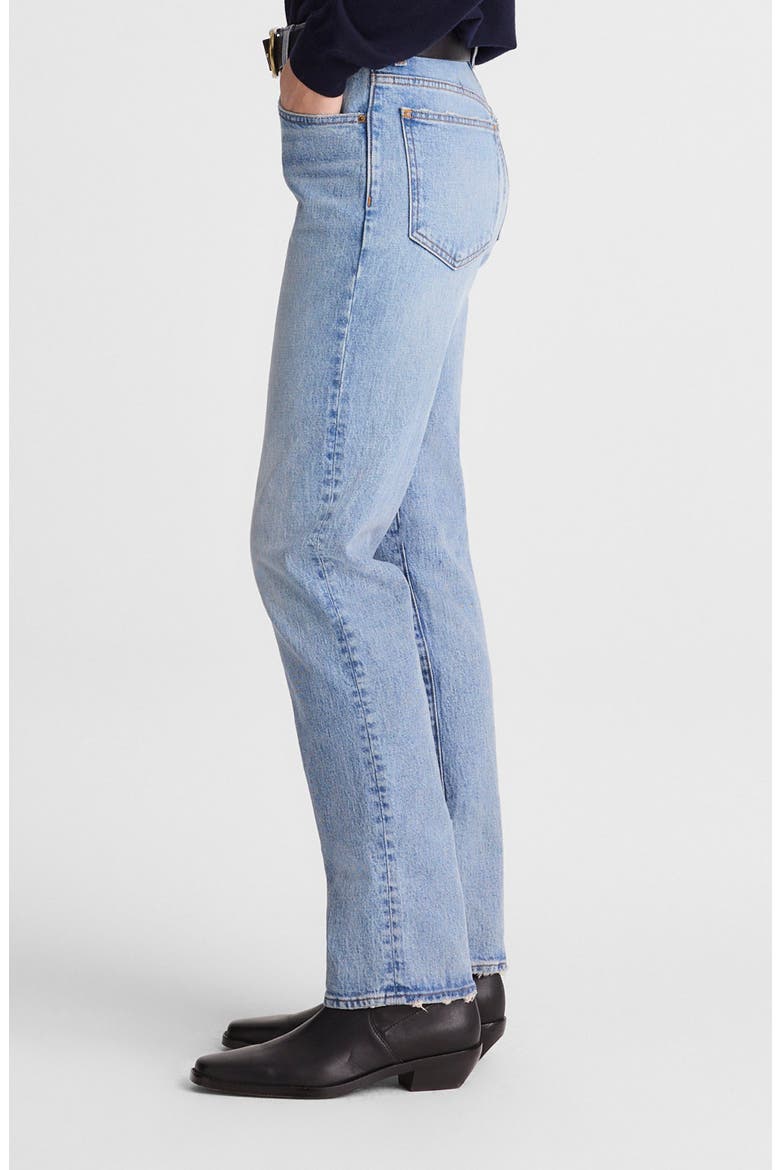The Longline Straight Jeans, Alternate, color, RAEBROOK WASH