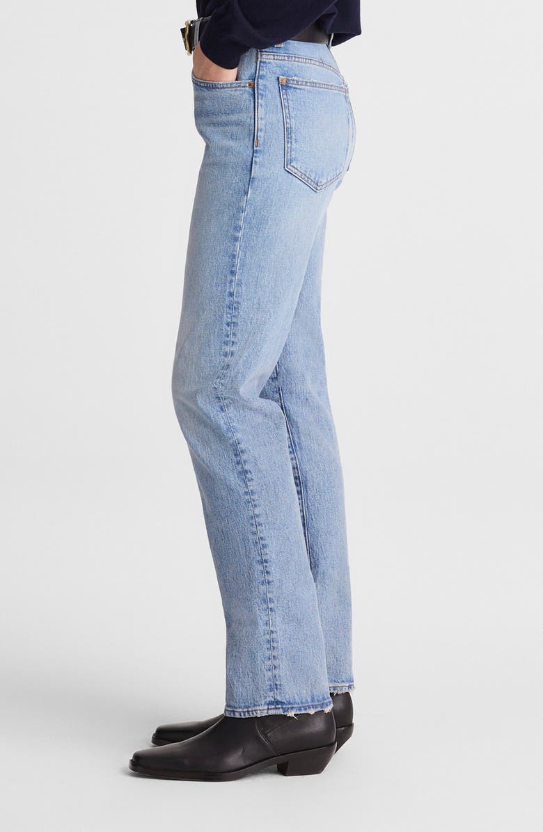 Madewell The Tall Longline Straight Leg Jeans, Alternate, color, Raebrook Wash