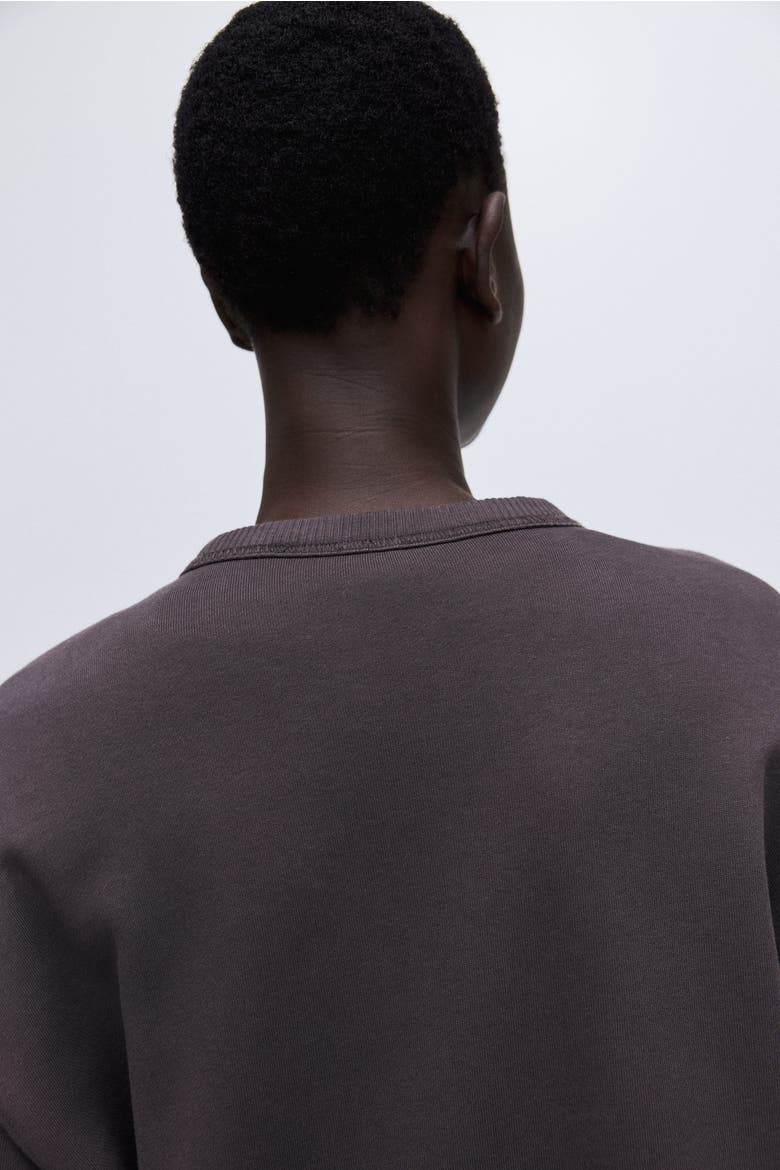 Text-motif Sweatshirt, Alternate, color, Dark gray/Le Marais