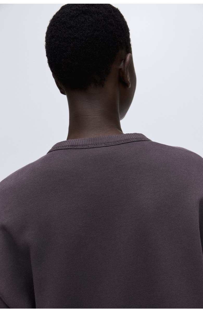 H&M Text-motif Sweatshirt, Alternate, color, Dark Gray/Le Marais