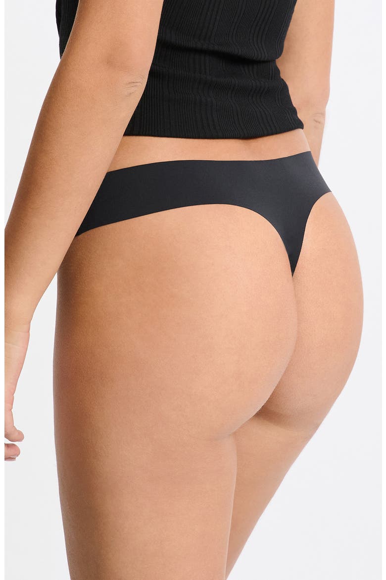 Jessy 3-Pack Thongs, Alternate, color, BLACK